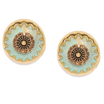 Blue diamond earrings 2