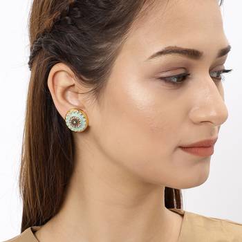 Blue diamond earrings 3
