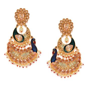 Blue diamond earrings 1