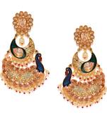 Blue diamond earrings