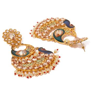 Blue diamond earrings 3