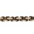 Surgical Stainless Steel 18K Gold Black Plated Geometric Bracelet for Men