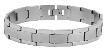 18K Gold Plated 3 dimensional sleek byzantine bracelet for Men 1
