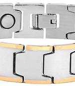 18K Gold Plated Tungsten Bio Magnetic Bracelet for Men