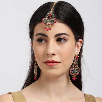 Red diamond earrings 2