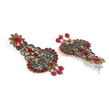 Red diamond earrings 3