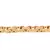 Surgical Stainless Steel 18K Gold Plated Geometric Bracelet for Men