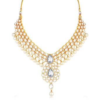 Gold diamond necklaces 2