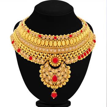Red pearl necklace-sets 4
