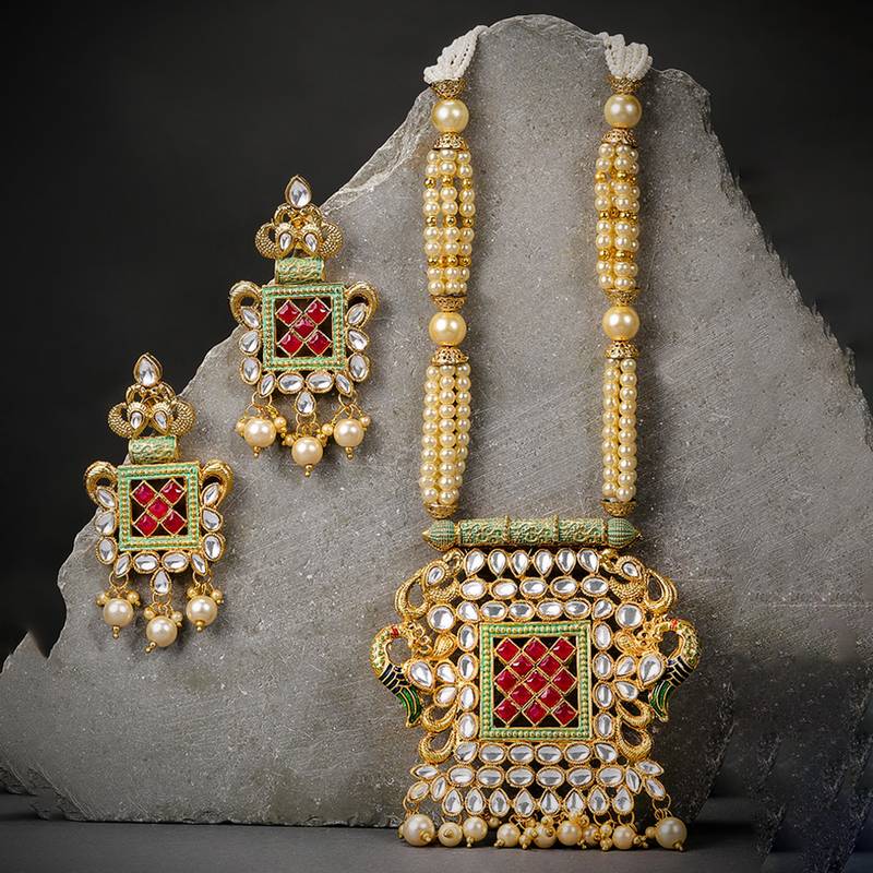 Green pearl necklacesets Sukkhi Online Private Limited