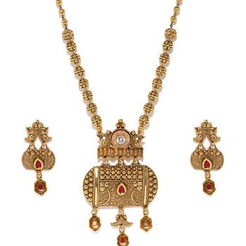 Yellow diamond necklace-sets 2