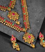 Green diamond necklace-sets