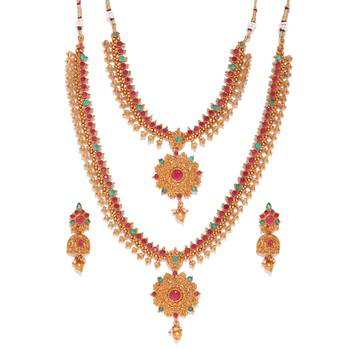 Green diamond necklace-sets 2