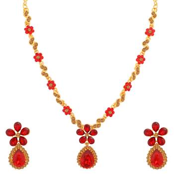 Red diamond necklace-sets 1