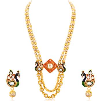 Multicolor pearl necklace-sets 1