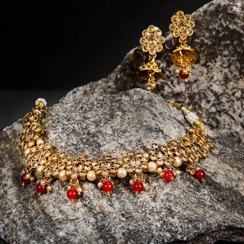 Red diamond necklace-sets 1