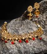 Red diamond necklace-sets