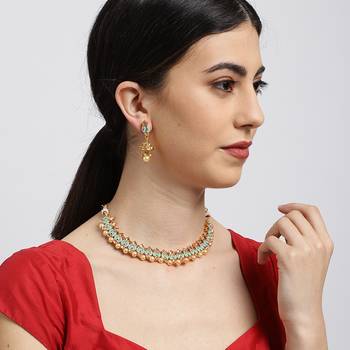 Green pearl necklace-sets 3
