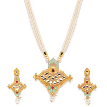 Green pearl necklace-sets 2