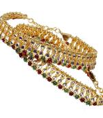 Designer Kundan Brass Payal For Mothers Day