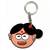 Smiling Mother Face Metallic Fancy Keychain Gift