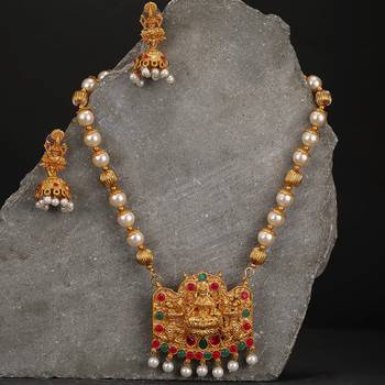 Green pearl necklace-sets 1