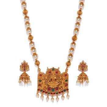 Green pearl necklace-sets 2