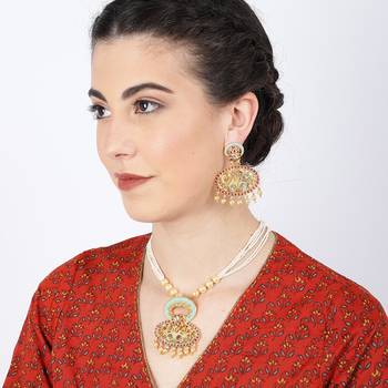Green pearl necklace-sets 2