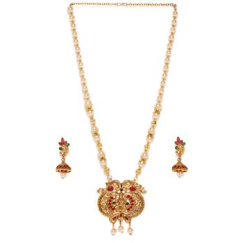 Green pearl necklace-sets 3