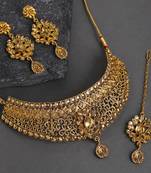 Yellow diamond necklace-sets