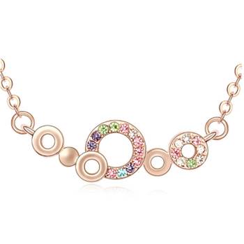 Gold cubic zirconia necklaces 1