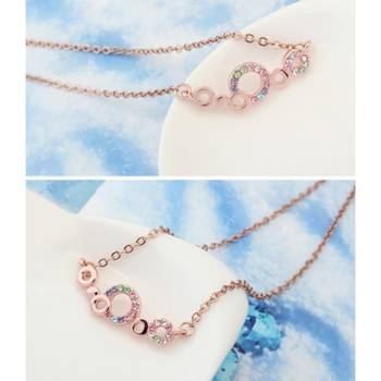 Gold cubic zirconia necklaces 2
