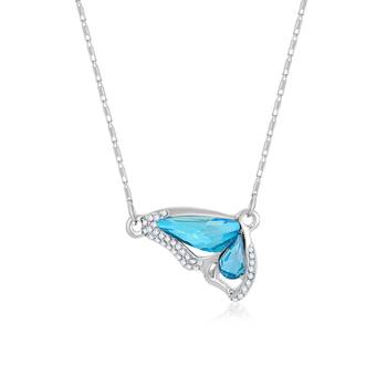 Silver diamond pendants 1