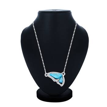 Silver diamond pendants 2