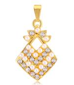Gold diamond pendants