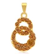 Gold diamond pendants