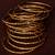 Gold Plated Set of 12 Designer Bangles BD385