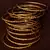 Gold Plated Set of 12 Designer Bangles BD385