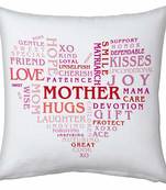 Heart Shape Word Collection Cushion For Mother