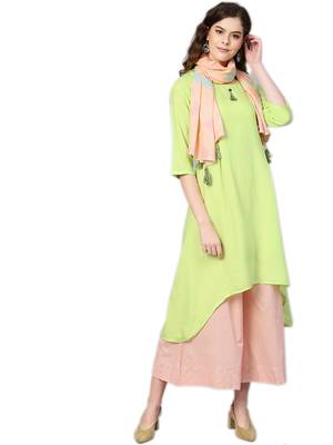 Multicolor printed rayon kurtas-and-kurtis 1