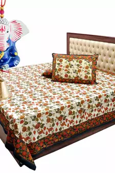 Double Bed Sheet Pillow Set Mothers Day Gift
