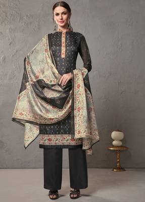Black digital print kota doria salwar 3