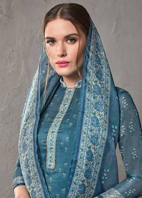 Mustard digital print kota doria salwar 1