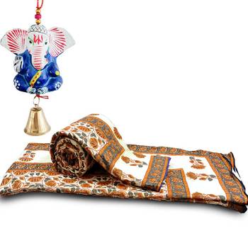 Gold Print Double Bed Duvet Mothers Day Gift 1