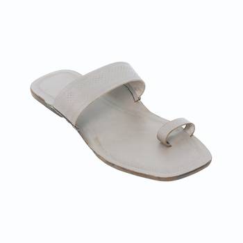 Grey men leather shoe 2