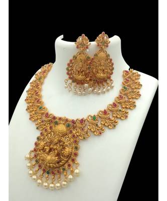 gold plated necklace sets 1