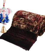 Floral Double Bed Velvet Quilt Mother Day Gift