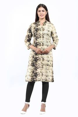 Black printed cotton ethnic-kurtis 1