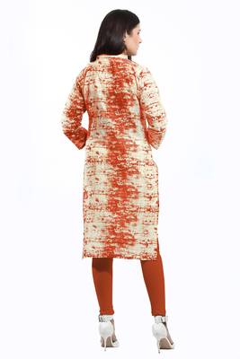 Red printed cotton ethnic-kurtis 2