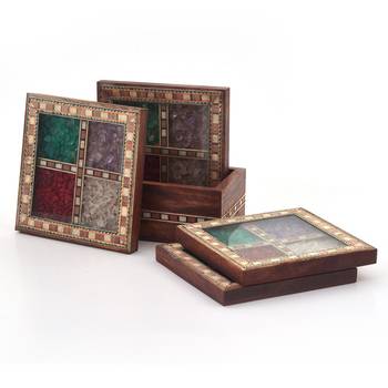 Antique Gemstone Tea Coaster Mothers Day Gift 2